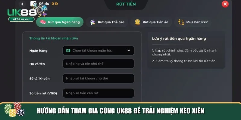 4 cach tinh xien bong da Tham gia UK88 để cược kèo xiên bóng đá